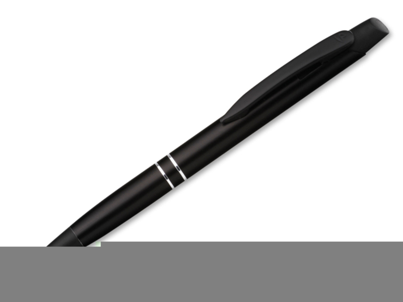 MARIETA DARK metal ball pen, blue refill, SANTINI, Black