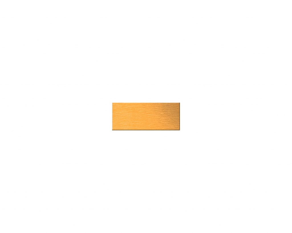 GOLD PLATE X SUBLIMATION 50X20 mm