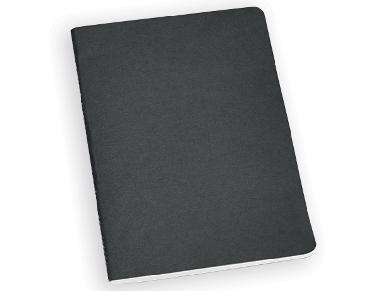 LIVIE notepad, 80 lined pages, Black