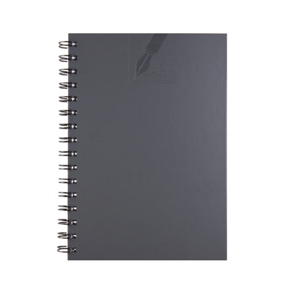 AG.479 MATRA GRIGIO SCURO, NEDATATA, CU SPIRA, 15x21 cm