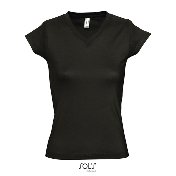 MOON WOMEN'S V-NECK T-SHIRT
