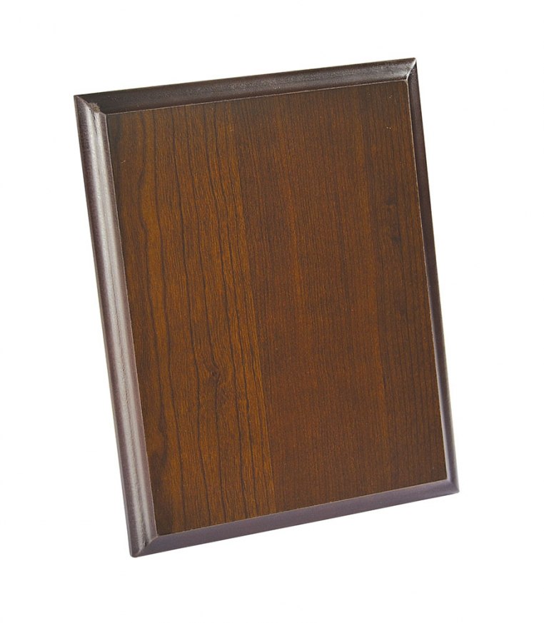 PLAQUE RECTANGULAR WALNUT 230X180X15 MM