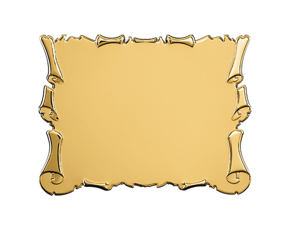 TARGA PERGAMENA ORO SUBLIMAZIONE 200X150