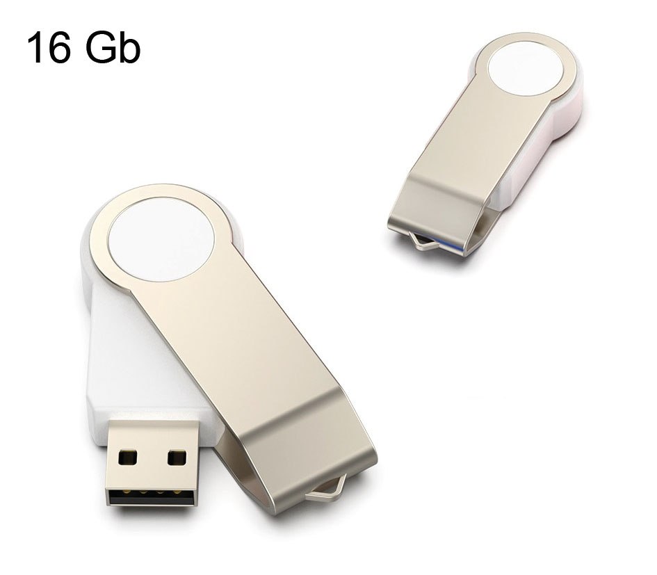 USB SWIVAL WHITE