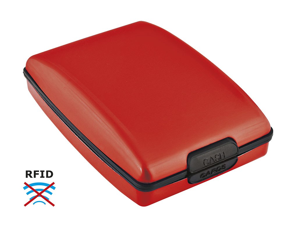 BUSINESS CARD CASE MULTIFUNCTION RED