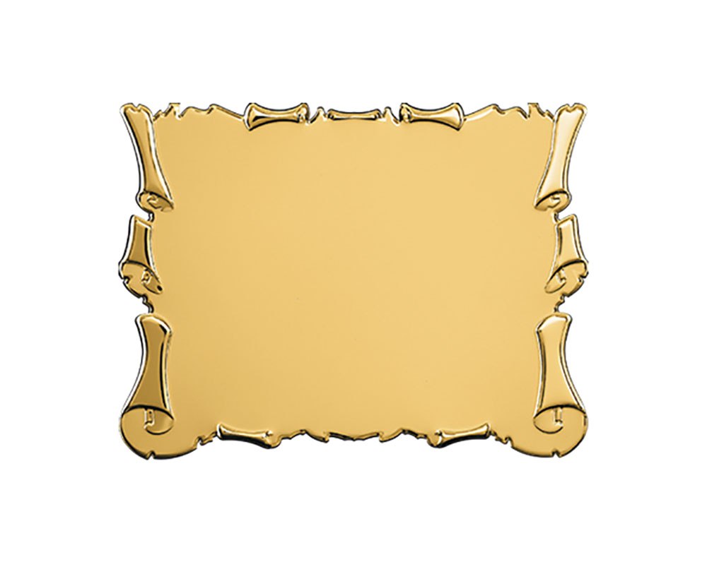 TARGA PERGAMENA ORO SUBLIMAZIONE 180x130