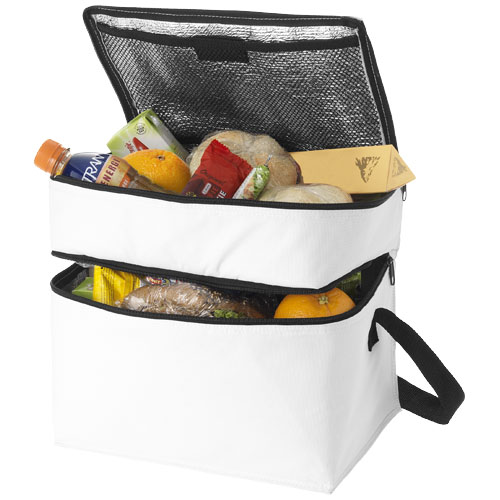 Oslo 2-zippered compartments cooler bag 13L