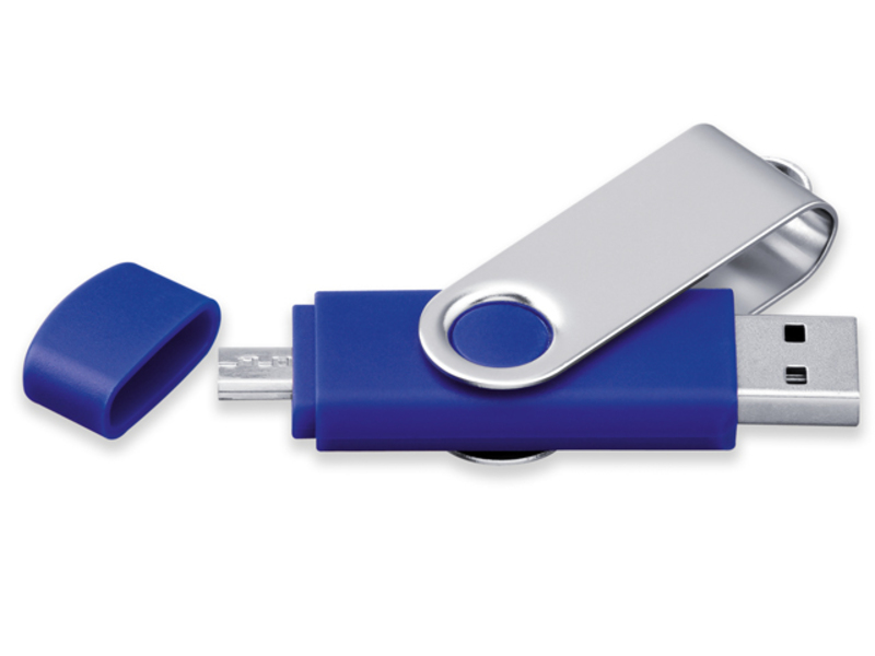 USB FLASH 45 metal USB FLASH 4 GB supporting interface 2.0, Blue