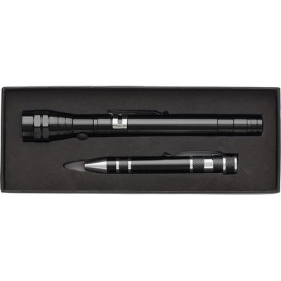 Tool set, screwdriver (8 el.), 3 LED telescopic torch