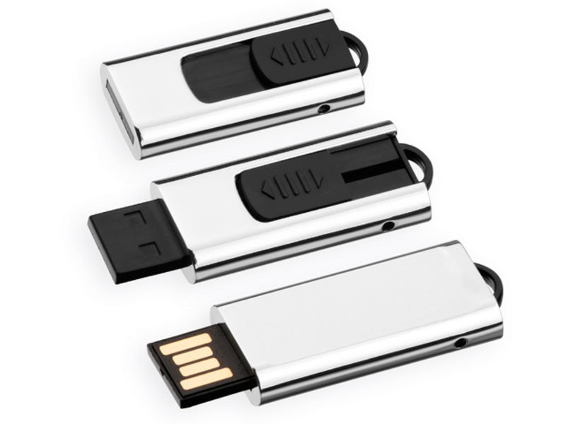 USB FLASH 43 metal USB FLASH 16 GB, 2.0, Silver