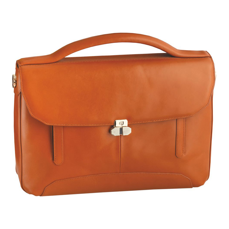 Servieta din piele ROMA COGNAC - XX120186