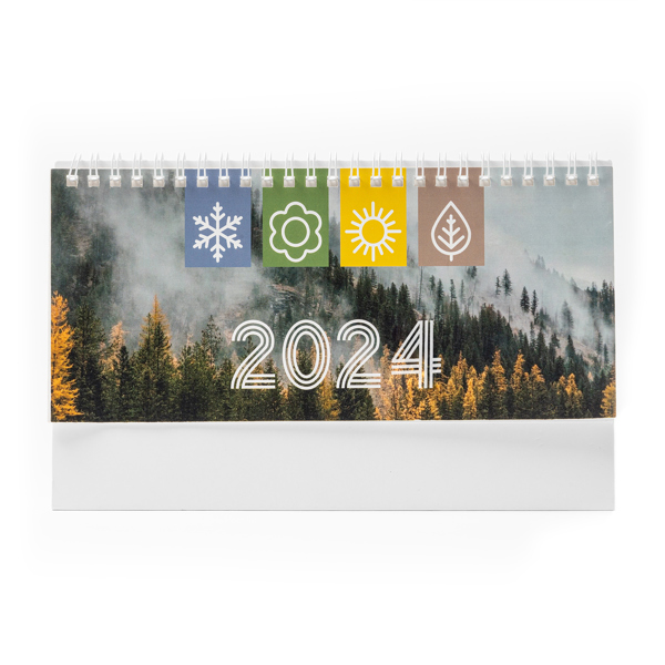 TABLE CALENDAR FLINT WHITE
