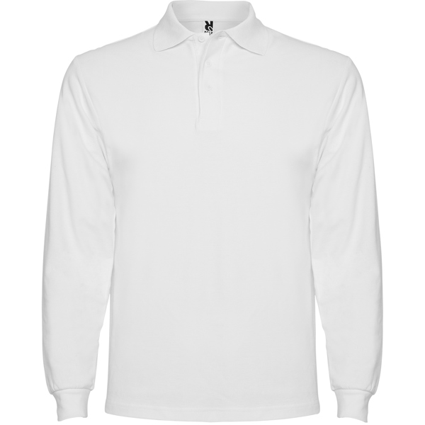 ESTRELLA LONG SLEEVE POLO SHIRT S/4XL WHITE