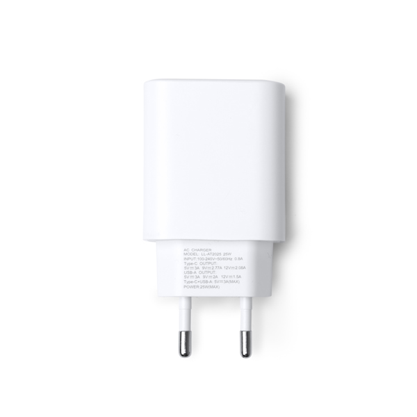 TRAVEL ADAPTER WHITE