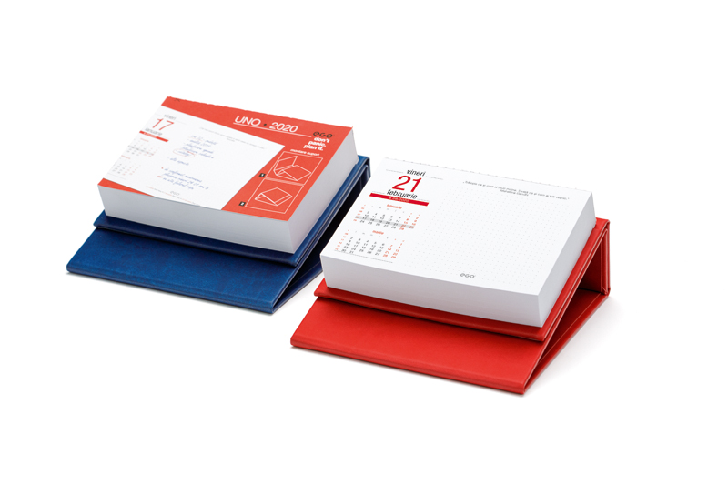 Calendar de birou UNO CV3 albastru