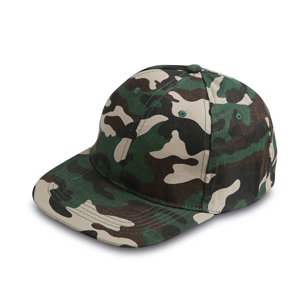 with rigid and flat visor