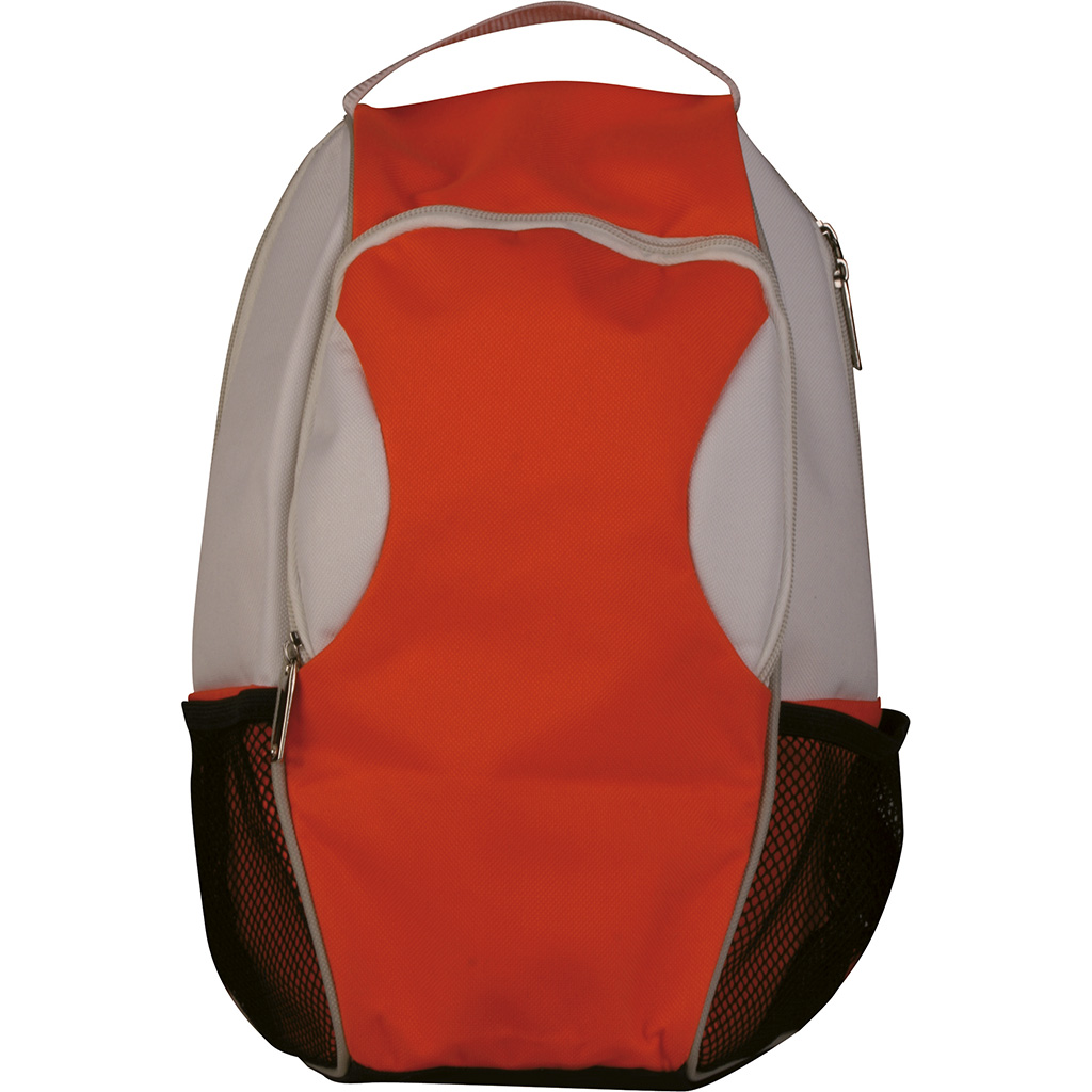 with wide front pocket with zip fastener