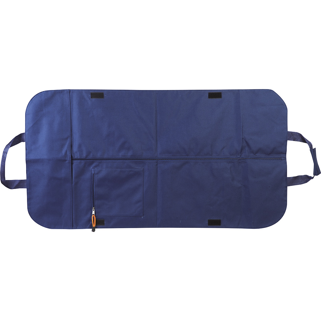 zipper main compartment and inner pocket.