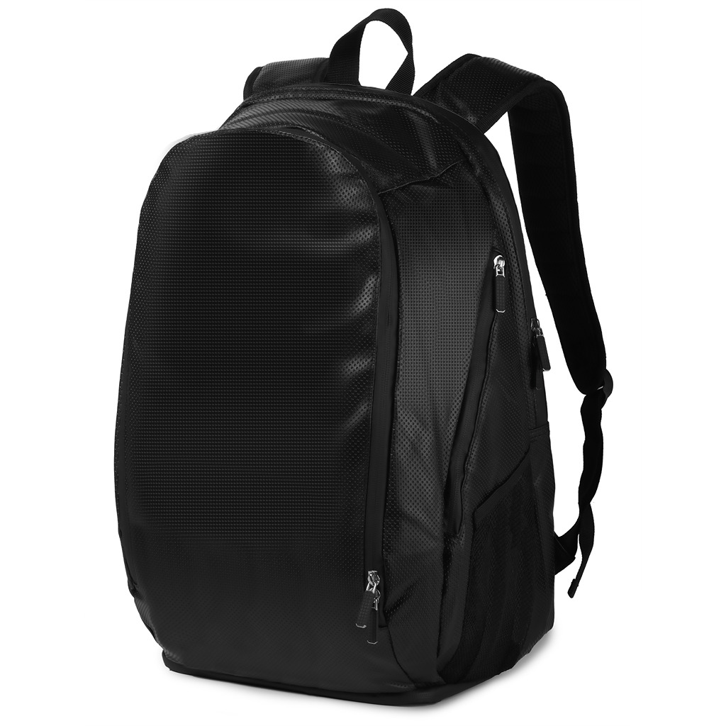 wide front pocket with hidden shoes holder compartment
