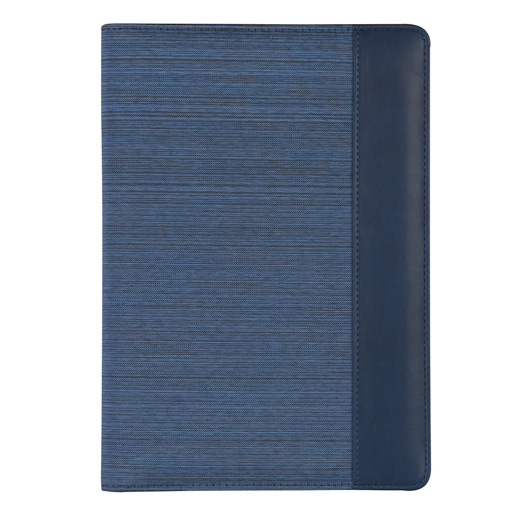 A4 size with note pad and inner pockets.