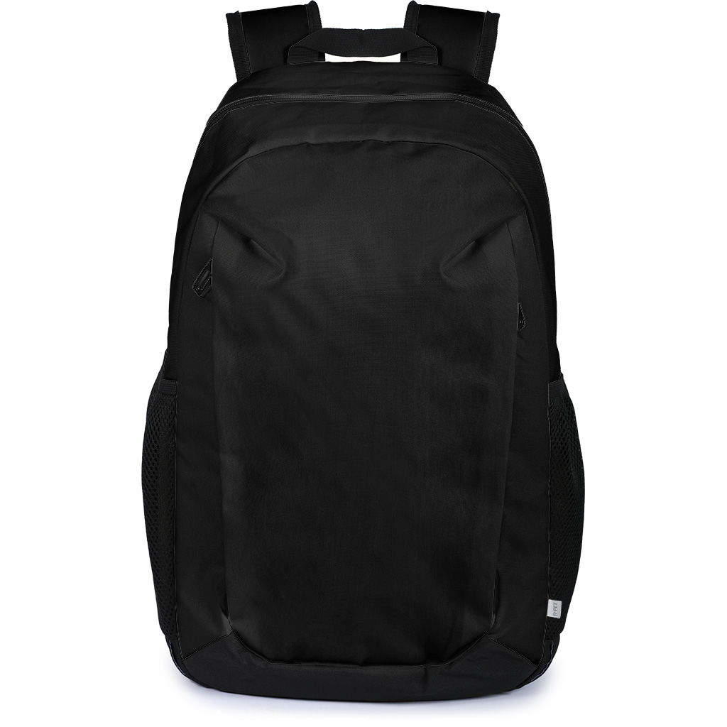 main compartment with zipper fastener with  padded inner compartments for laptop and tablet