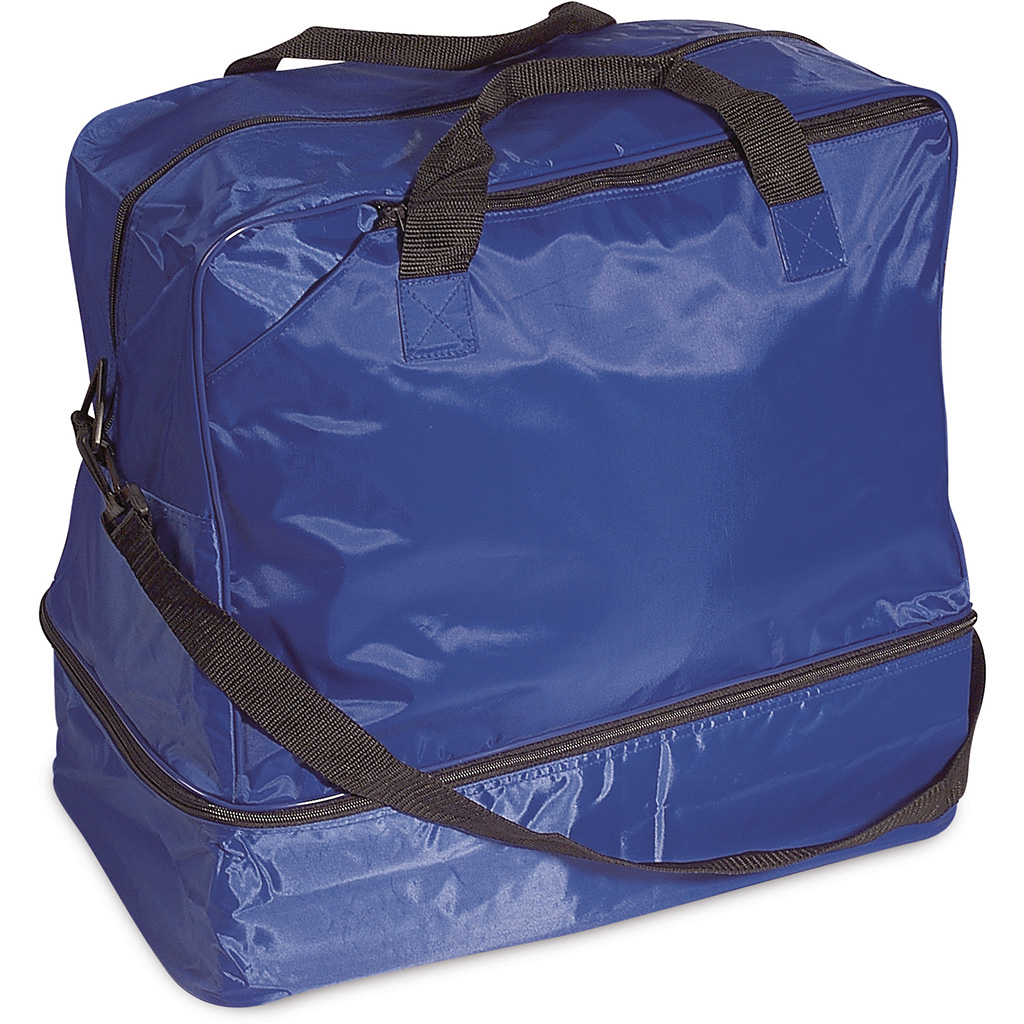 with a separate shoes holder. Front pocket
