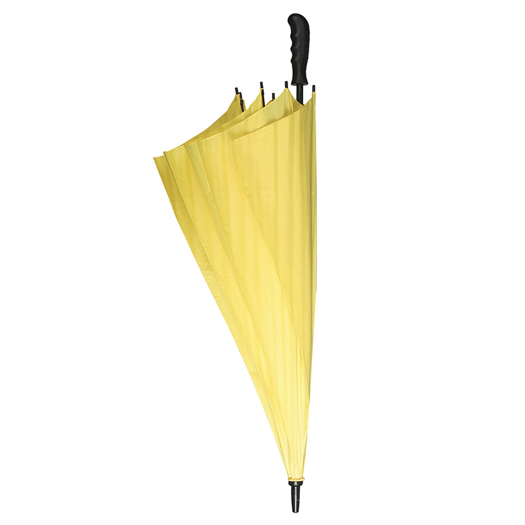 fiberglass shaft and ribs with plastic handle and ferrule