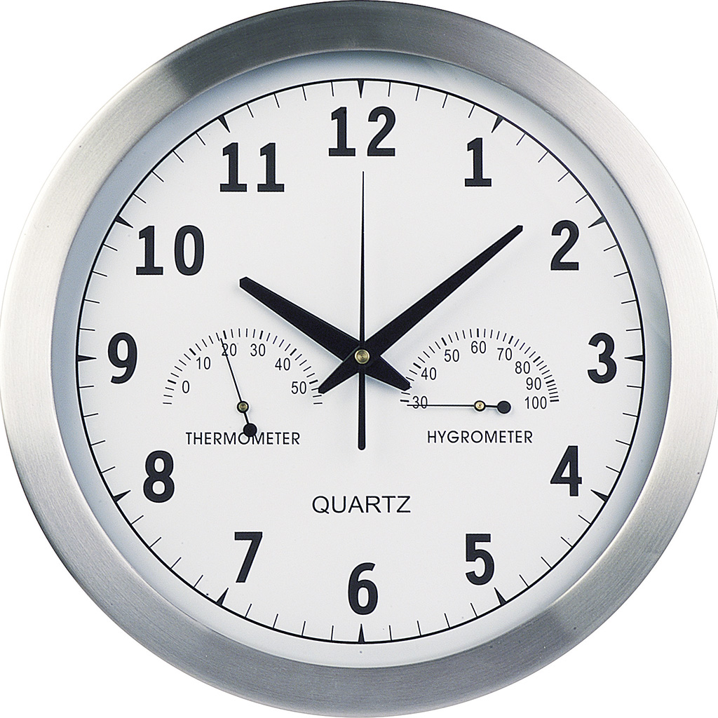 with thermometer and hygrometer
