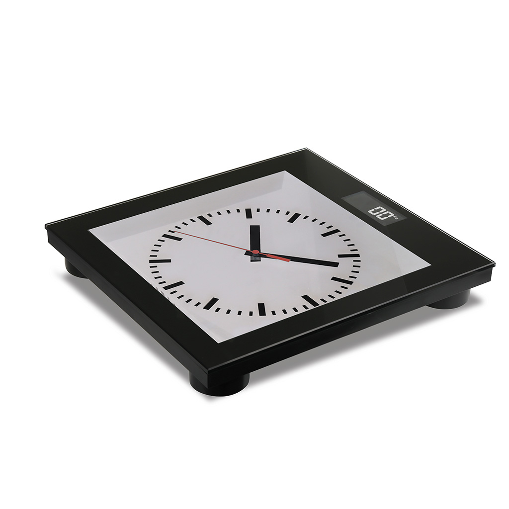 with clock