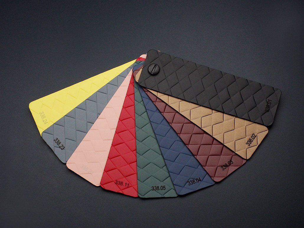 Spectro recycled leather - Harlequin