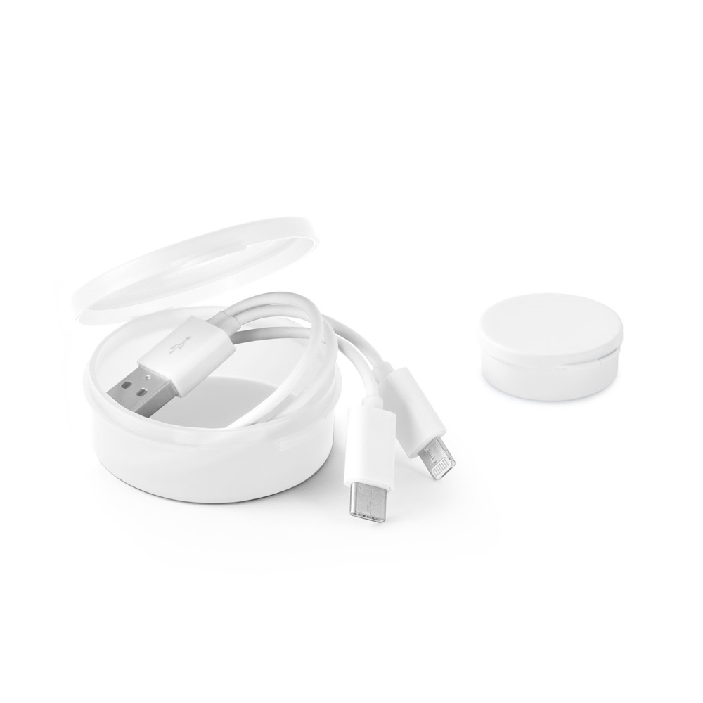EMMY. 3 in 1 USB cable in ABS and PVC