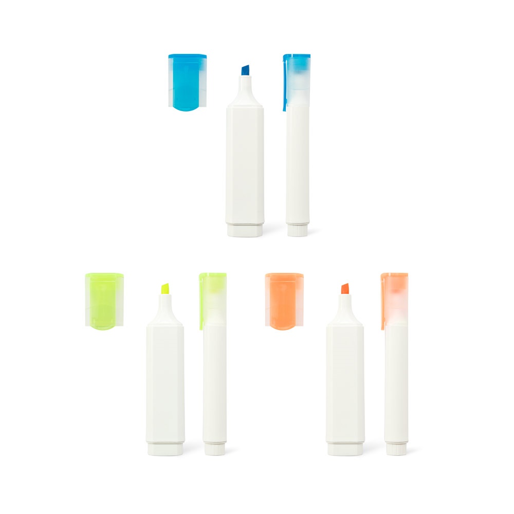 FLETCHER. PP highlighter with glossy finish