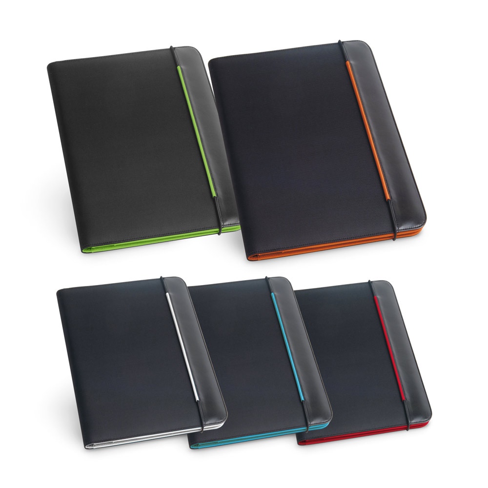 FITZGERALD. A4 folder in PU and 800D with lined pages