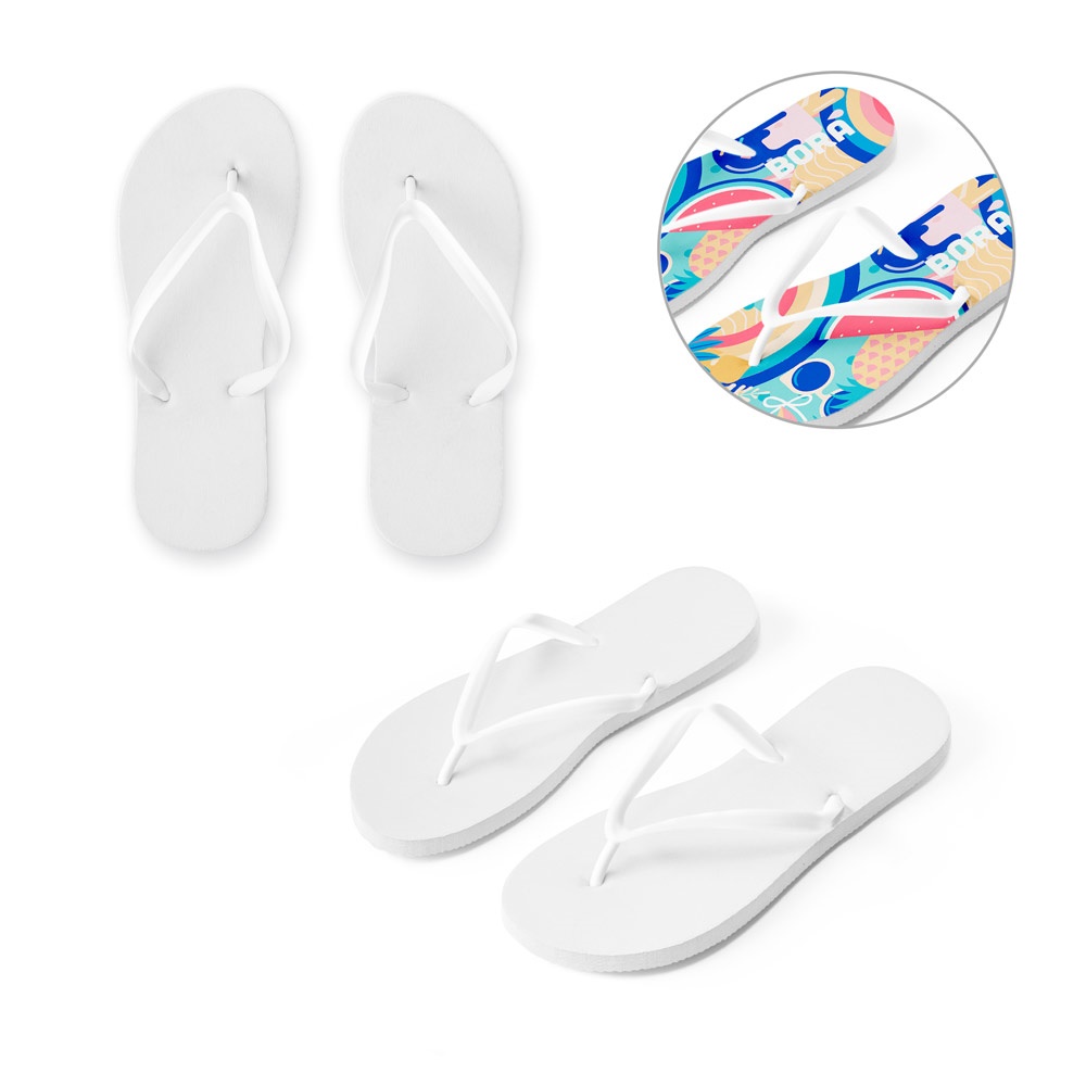 BALI S / M. Slippers with fully customizable sublimation soles