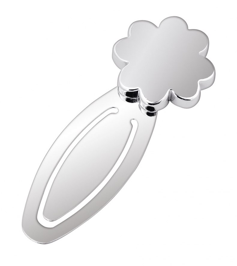 BOOKMARK WITH FOUR-LEAF CLOVER