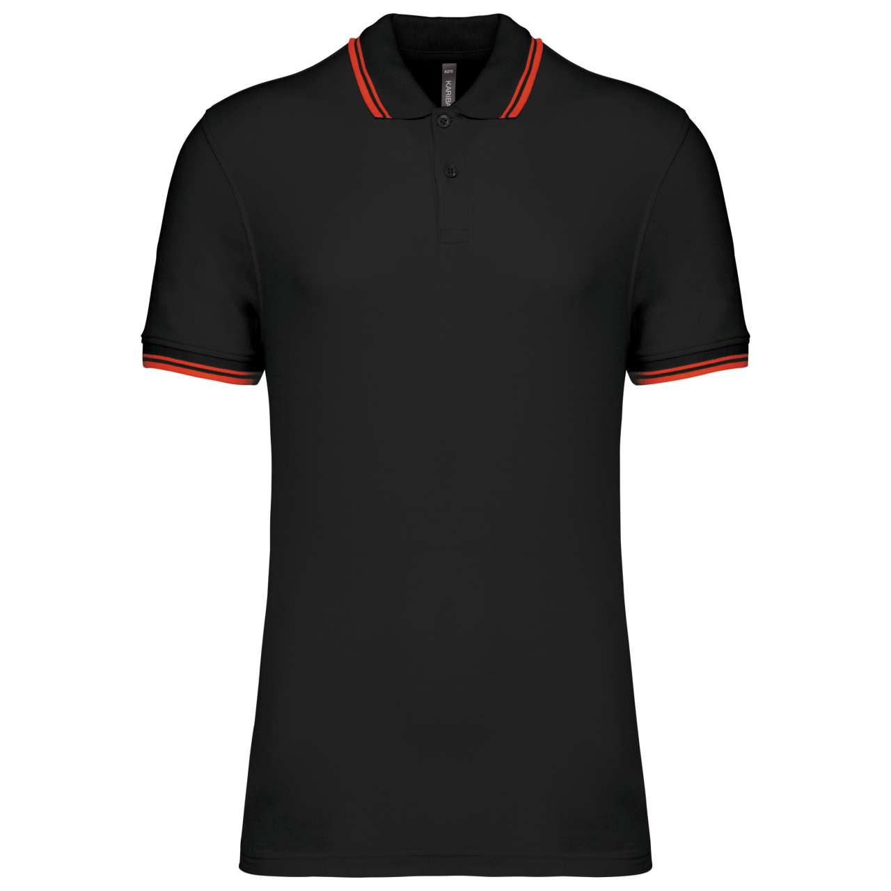 MEN'S SHORT-SLEEVED POLOSHIRT WITH CONTRASTING PIPING