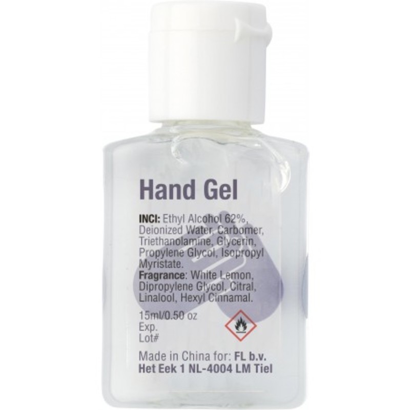 15ml Hand sanitizer gel.
