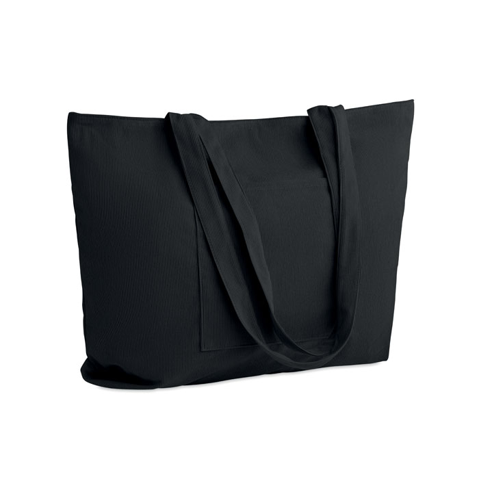 Corduroy large shopping bag