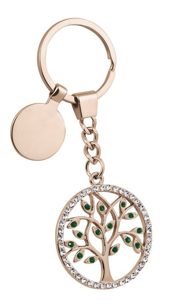 PINK WAIST TREE KEY RING