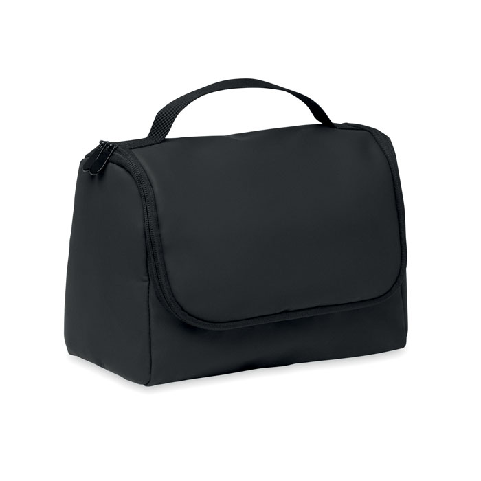 Cosmetic hanging bag in PU