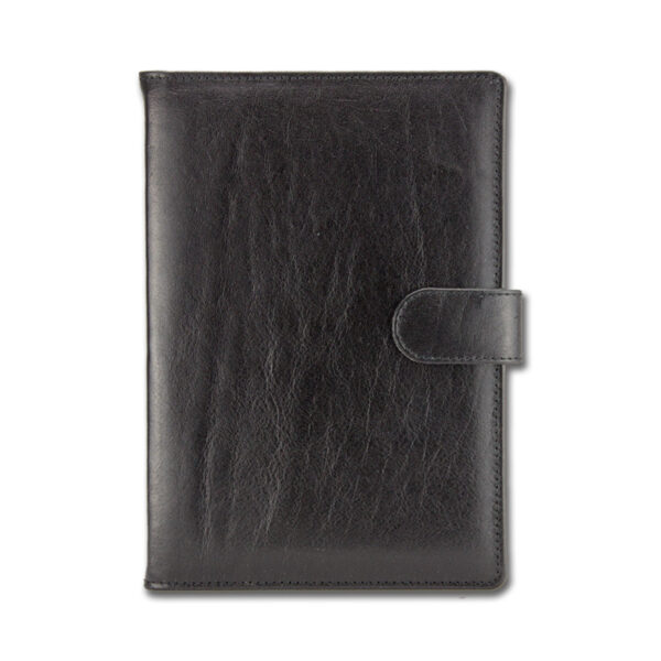 AGENDA DIN PIELE KENYA NERO, 15X21 cm
