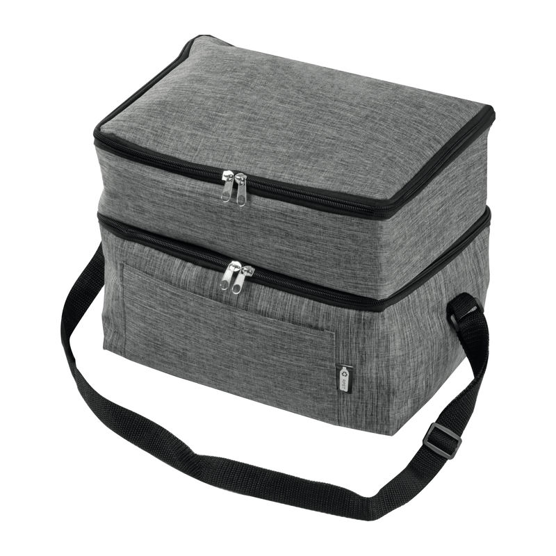 RPET cooler bag with 2 compartments