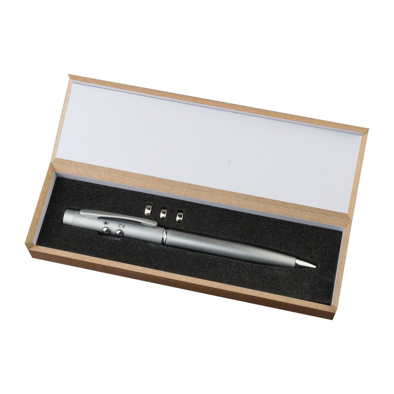 Pen with LED laser pointer
