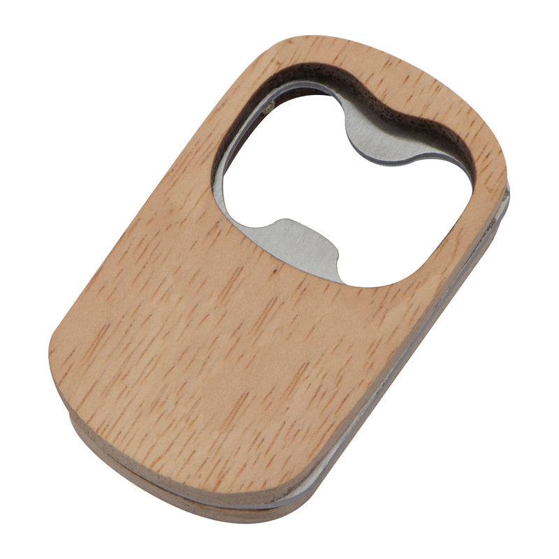 Bamboo bottle opener