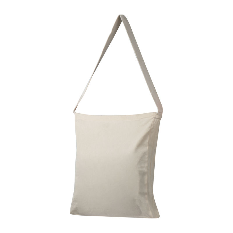 Cotton bag with woven handles