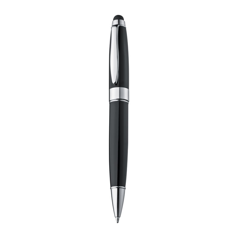 Metal ball pen with touch function