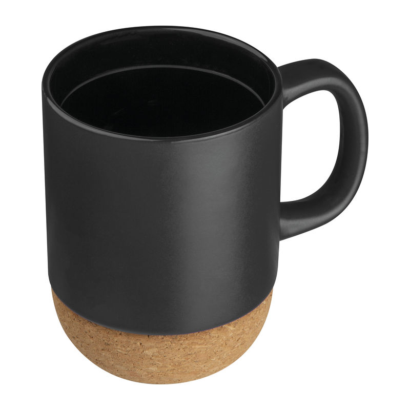 Ceramic mug with cork ground, 350 ml