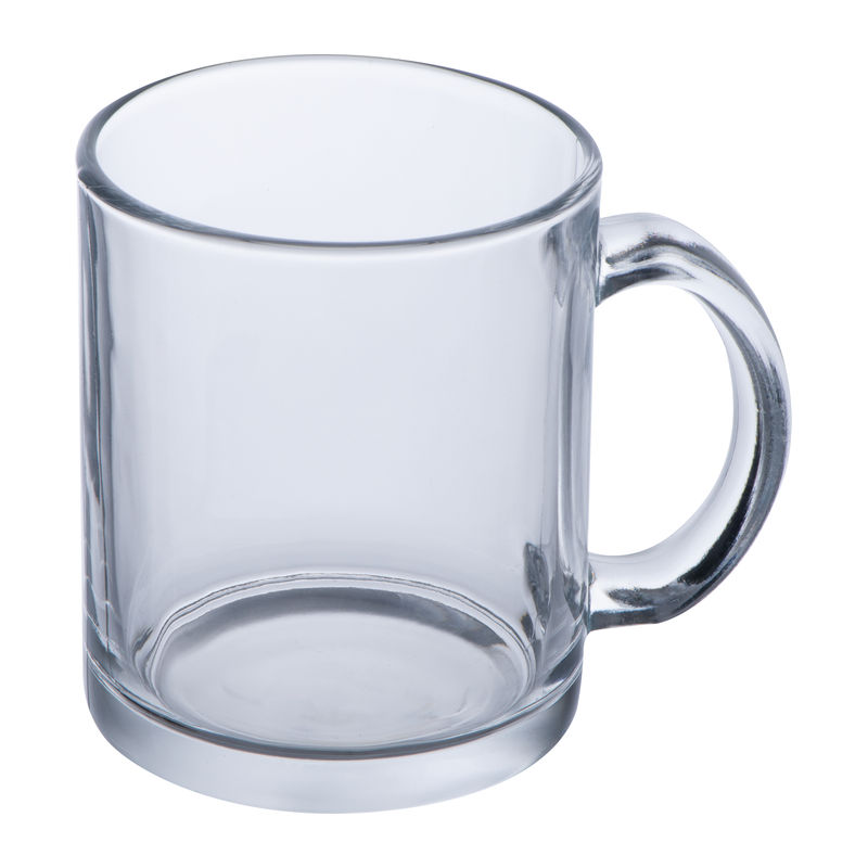 Glass coffee mug, 300 ml