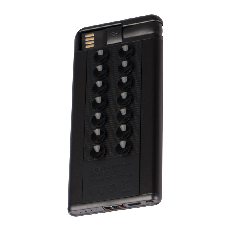 4000 mAh powerbank with suction cups