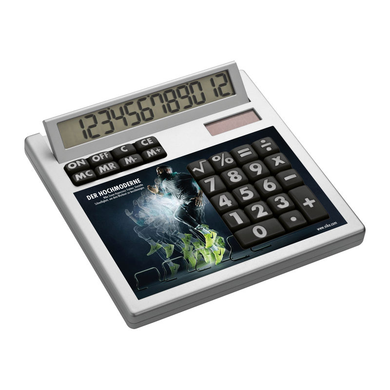 Own-design desk calculator, large